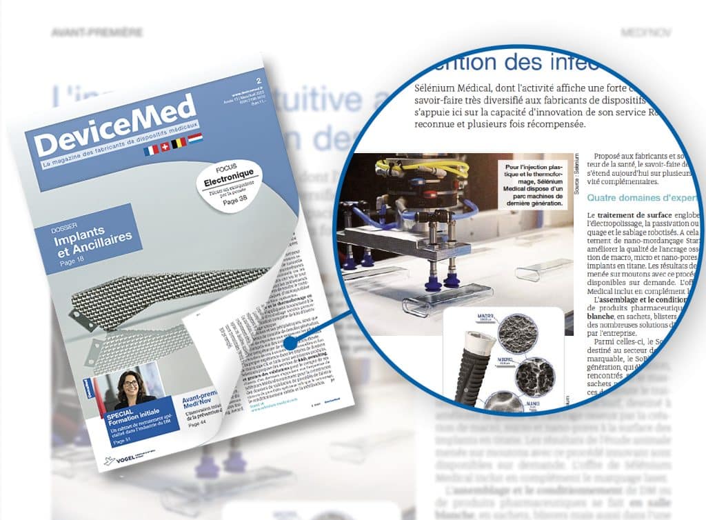 Selenium Medical in DeviceMed magazine.